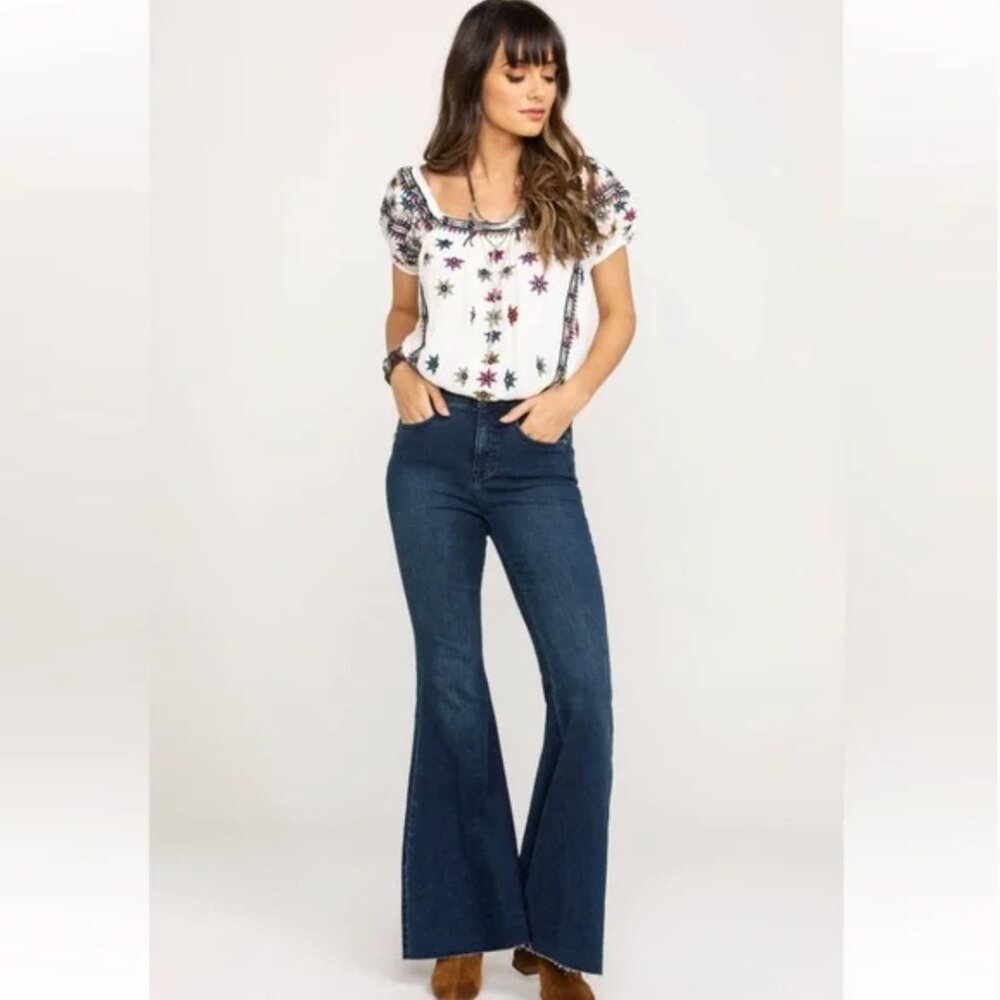 Free People embellished bubble top size XS - Picture 5 of 14